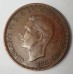 AUSTRALIA 1943I . ONE 1 PENNY . VARIETY . LARGE DENTICLES